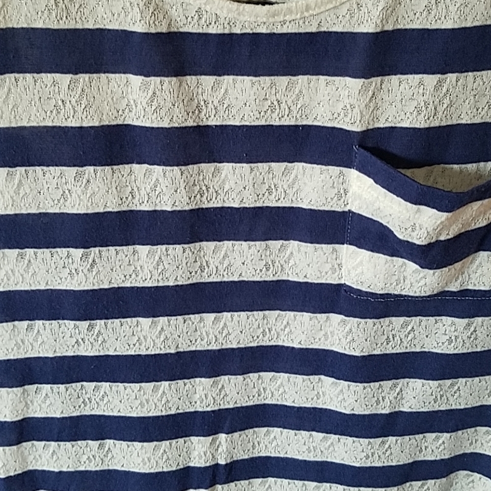 Caslon Scoop Neck Striped Tank Top - Picture 2 of 5